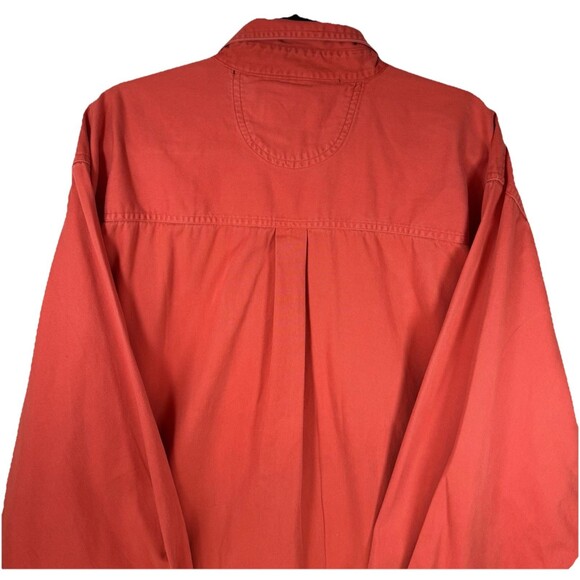 Greatland Apparel‎ Shirt Men's XXL Long Sleeve Heavyweight Cotton Orange - Picture 5 of 11